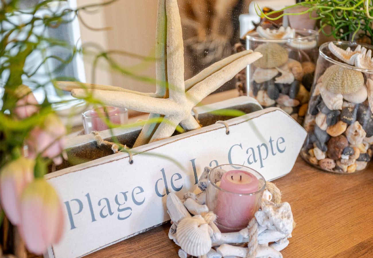 Apartment in Hyères - Le Cigalet Plage La Capte Jardin Presqu'île Giens 