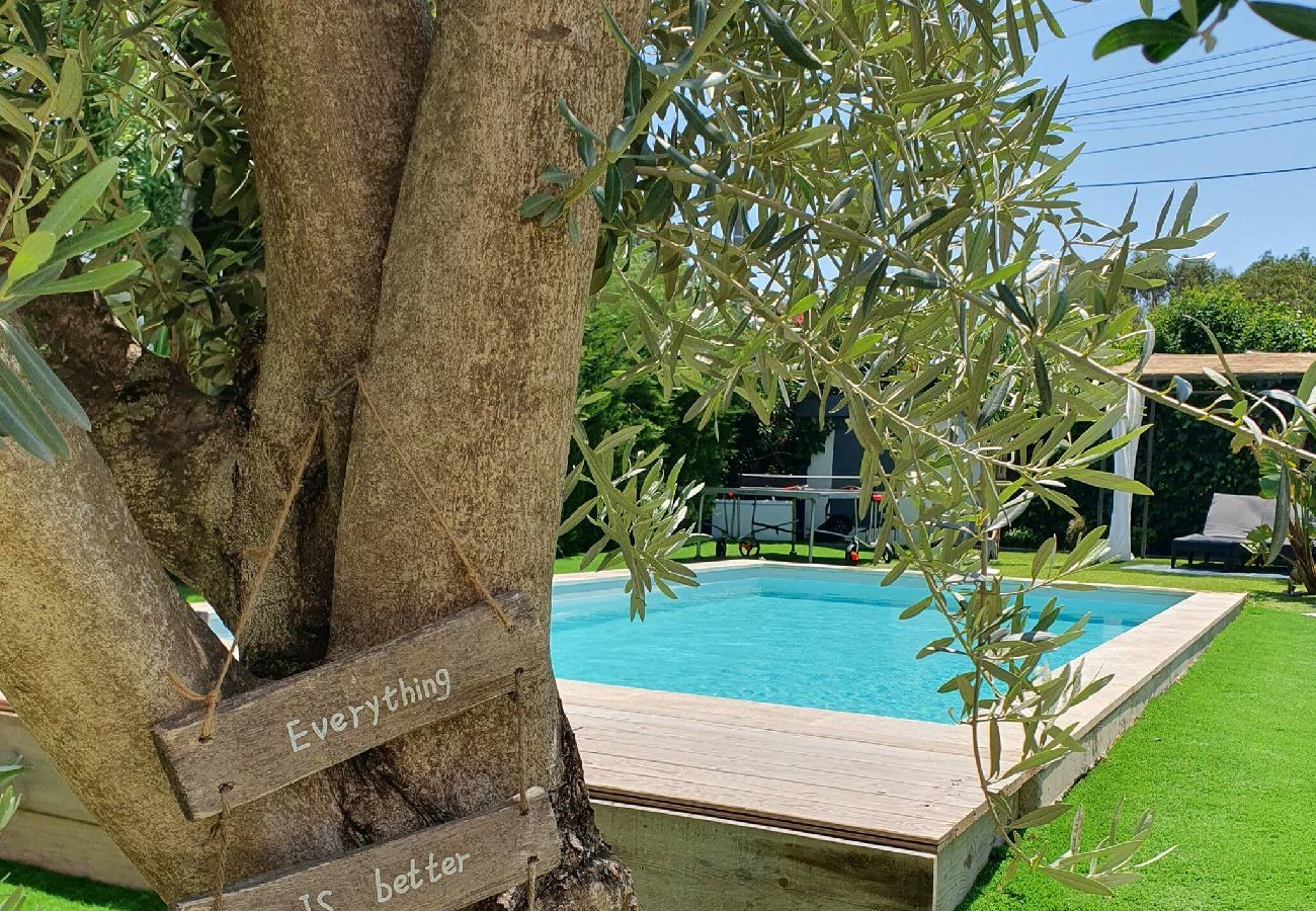 Villa à Hyères - Le diamant blanc de la presqu'île de Giens piscine 