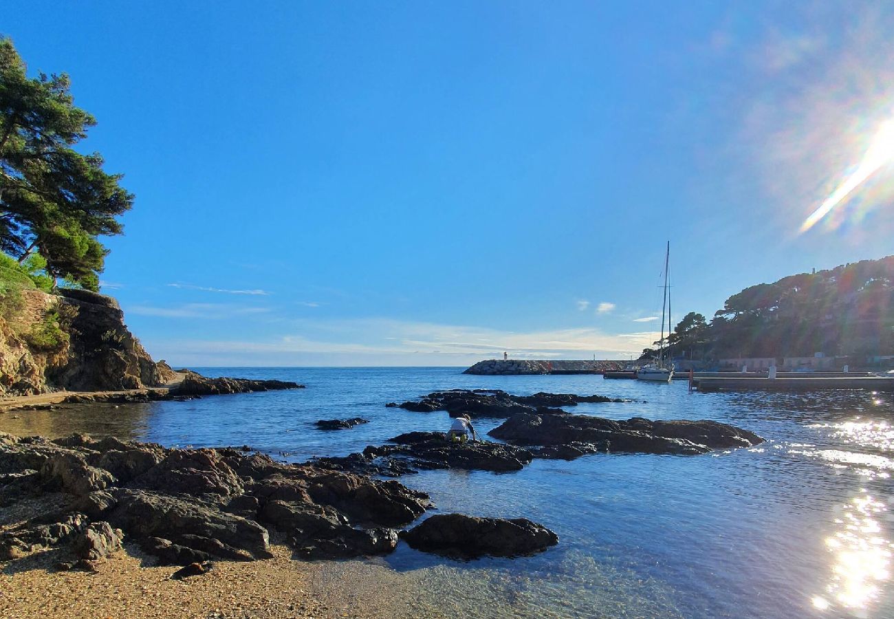 Villa à Hyères - Le diamant blanc de la presqu'île de Giens piscine 