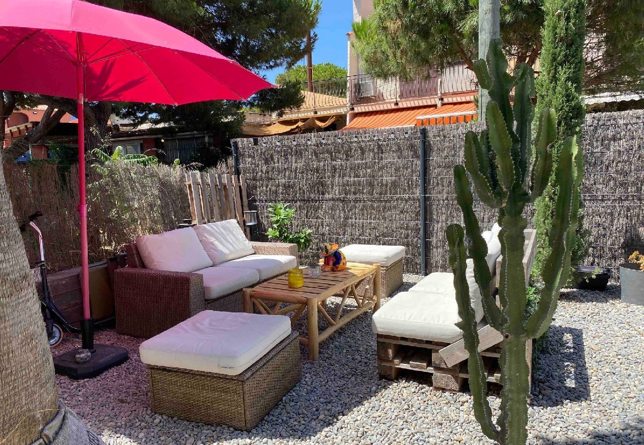 Appartement à Hyères - Le Cigalet Plage La Capte Jardin Presqu'île Giens 