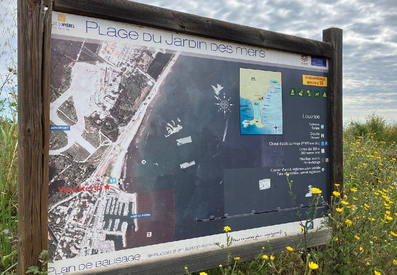 Appartement à Hyères - Évasion et plage au port sur Presqu’île de Giens 