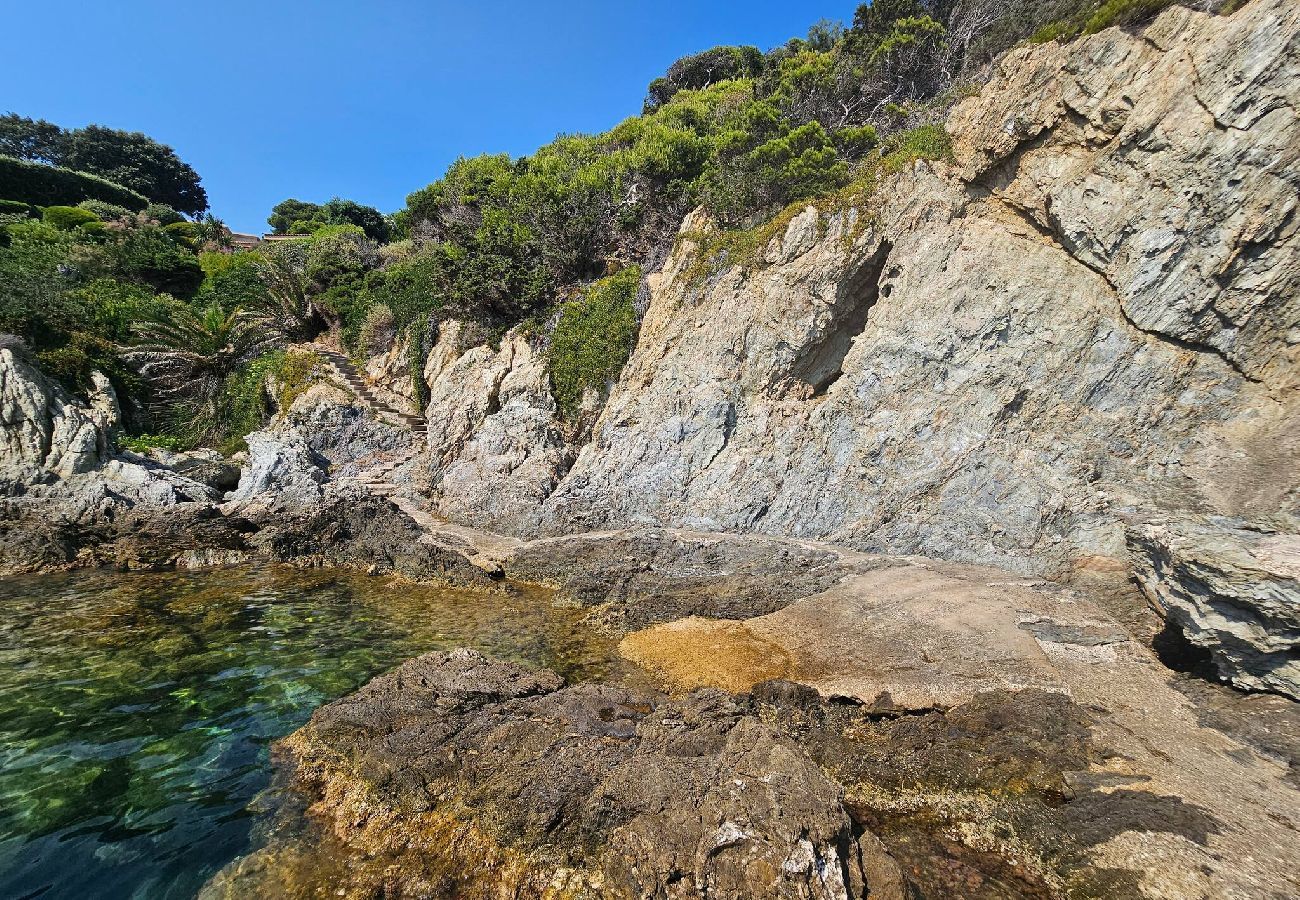 Maison à Hyères - Villa La Terrasse Bleue Presqu'île Giens accès mer 