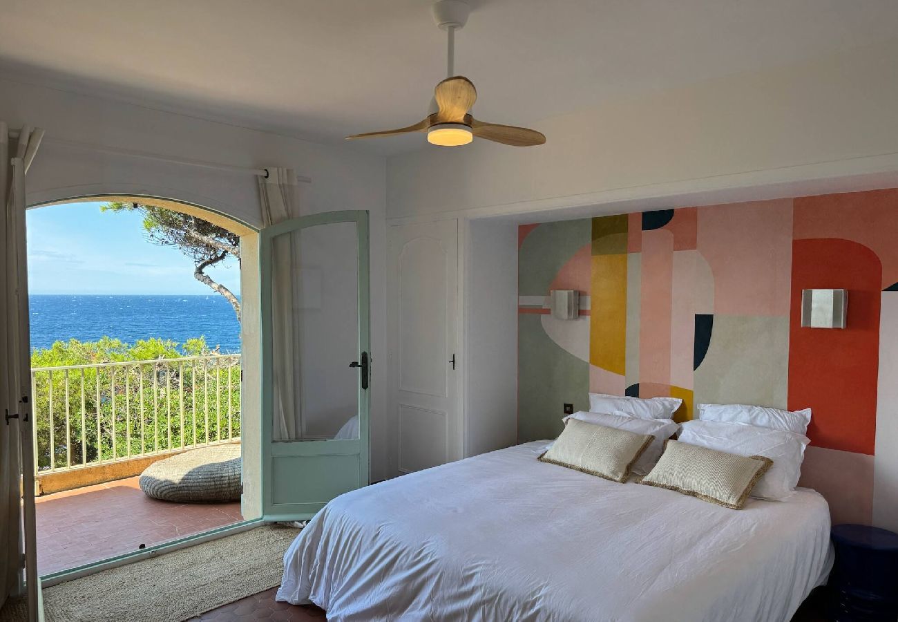 Maison à Hyères - Villa La Terrasse Bleue Presqu'île Giens accès mer 