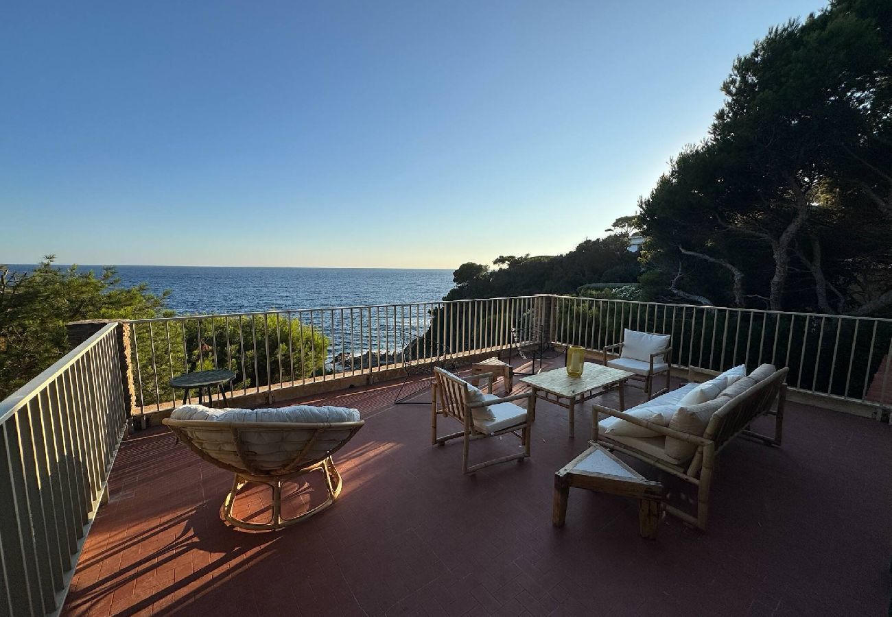Maison à Hyères - Villa La Terrasse Bleue Presqu'île Giens accès mer 