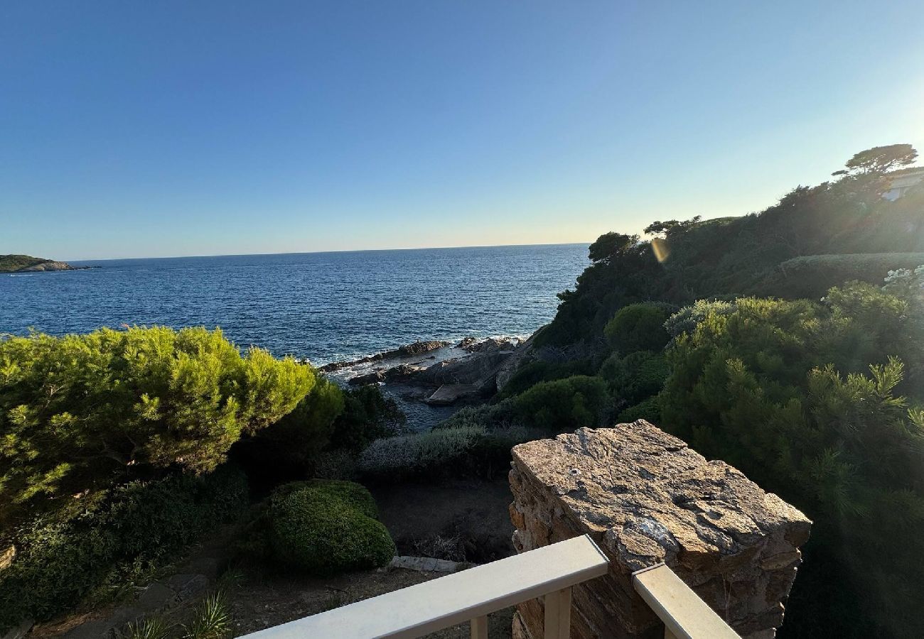 Maison à Hyères - Villa La Terrasse Bleue Presqu'île Giens accès mer 
