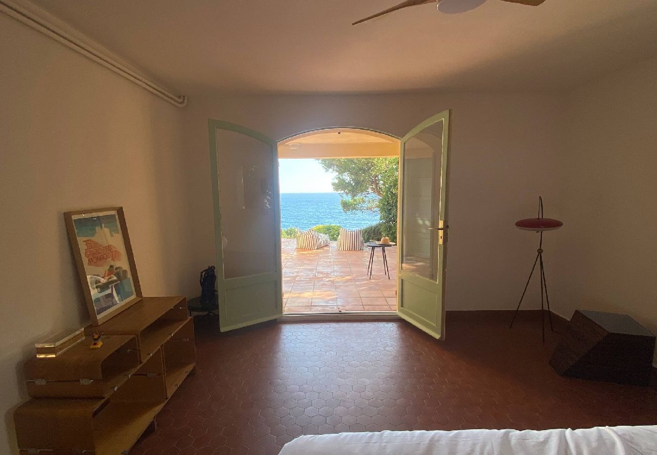 Maison à Hyères - Villa La Terrasse Bleue Presqu'île Giens accès mer 