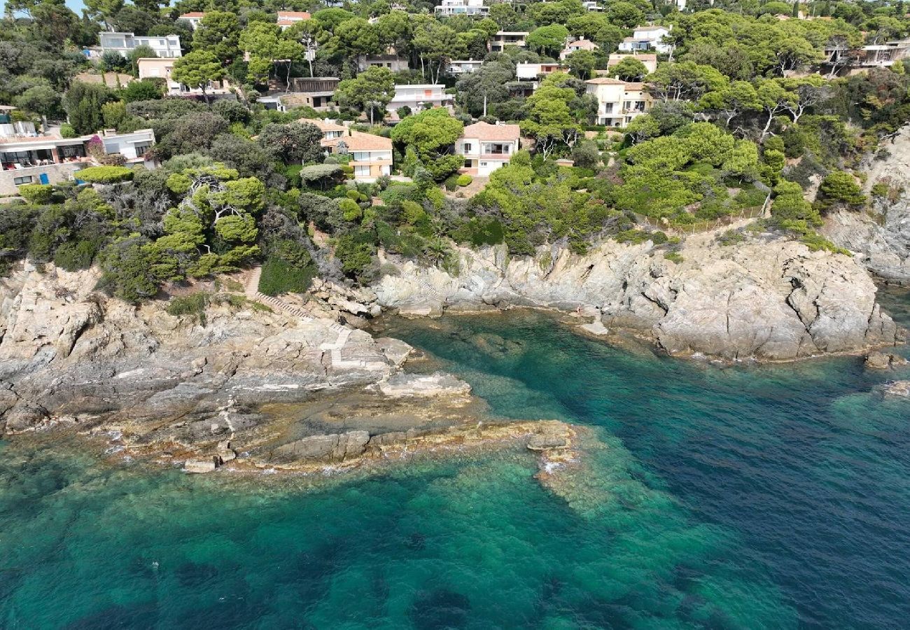 Maison à Hyères - Villa La Terrasse Bleue Presqu'île Giens accès mer 