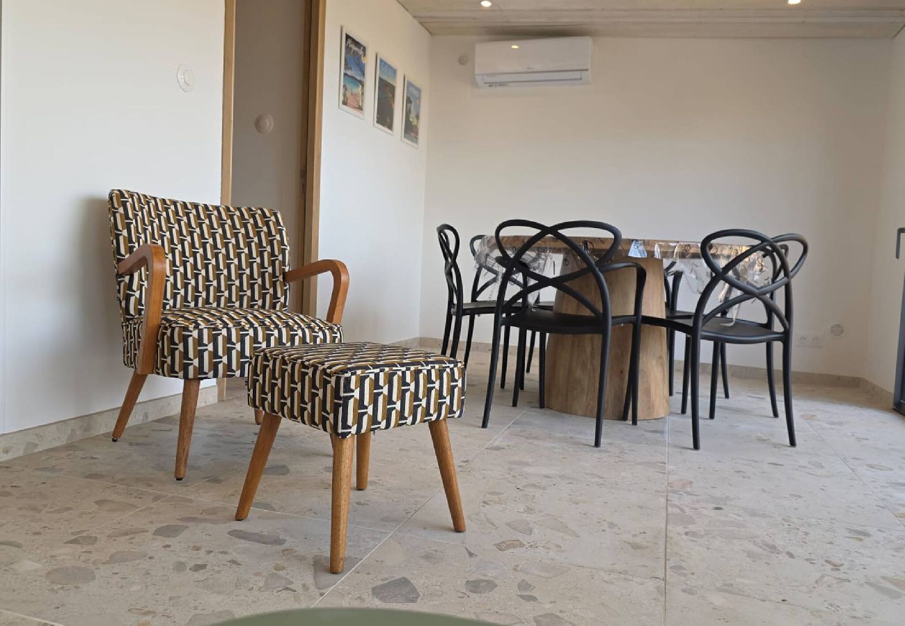 Maison à Hyères - L'Échappée Bleue – Cabanon vue mer 
